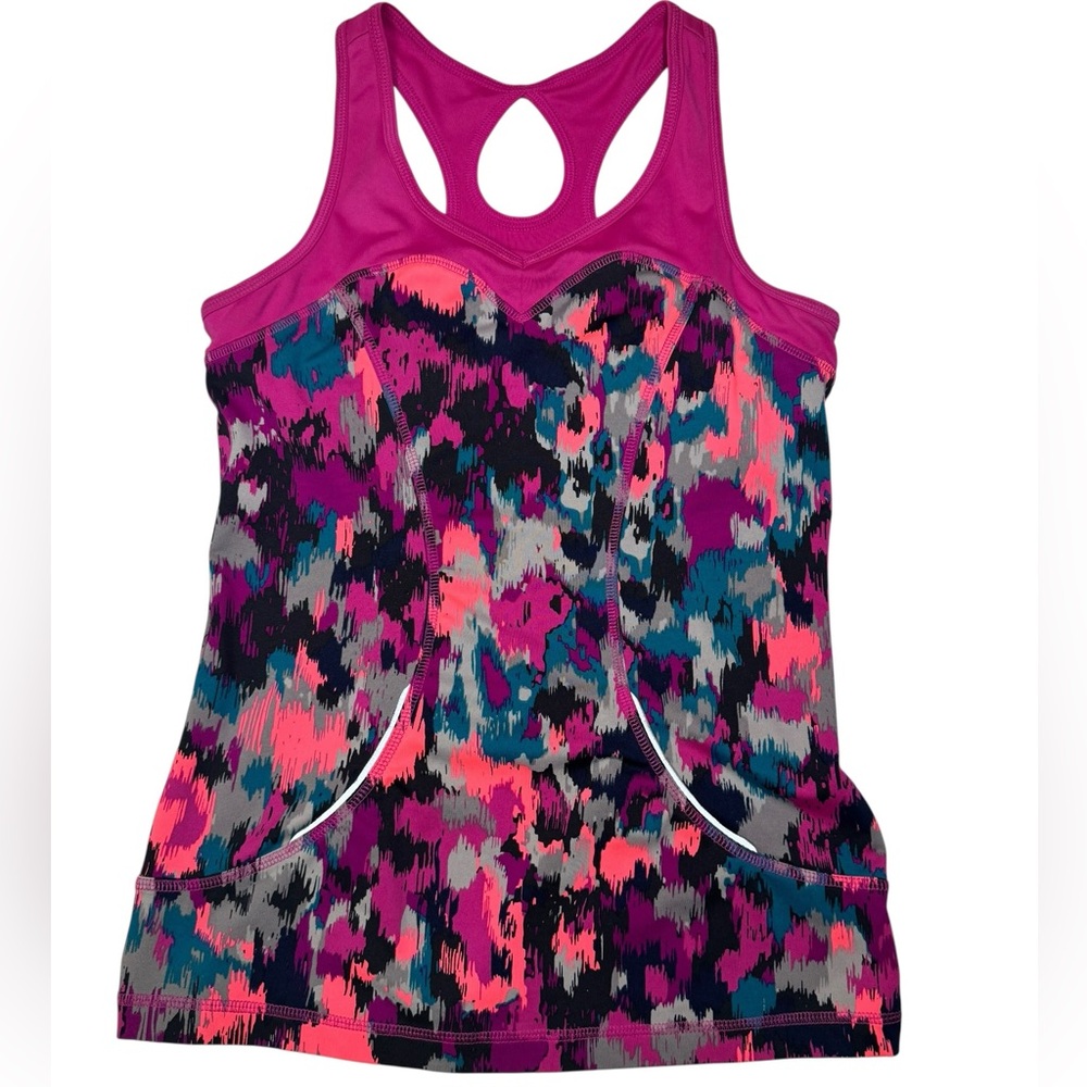 Bright Multi-Color Athletic Tank Top - Size Unknown‎ (See Measurements)
